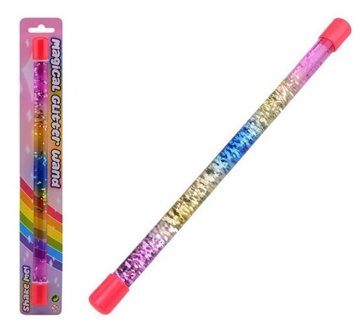 Toverstaf vloeistof glitter 31 cm 24475