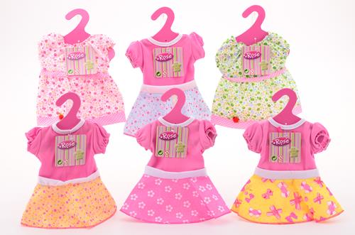 Baby rose poppenkleren pop 40-50cm 27531