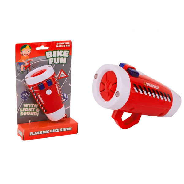 Bike Fun fietslamp brandw+geluid 20634