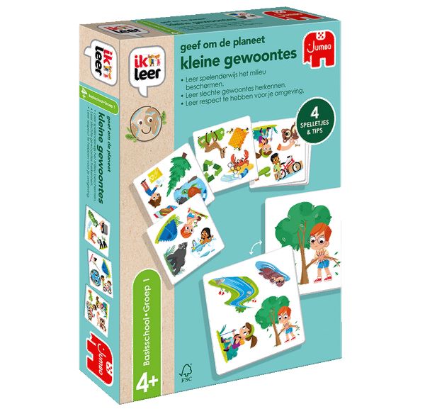 Jumbo geef om de planeet kleine gewoonte