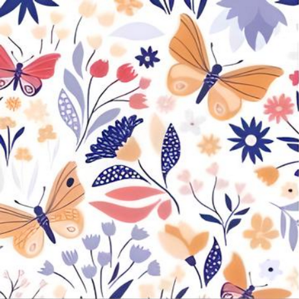 200 cadeauzakjes vlinder 12x19 cm. 806