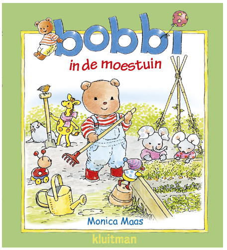 Bobbi in de moestuin