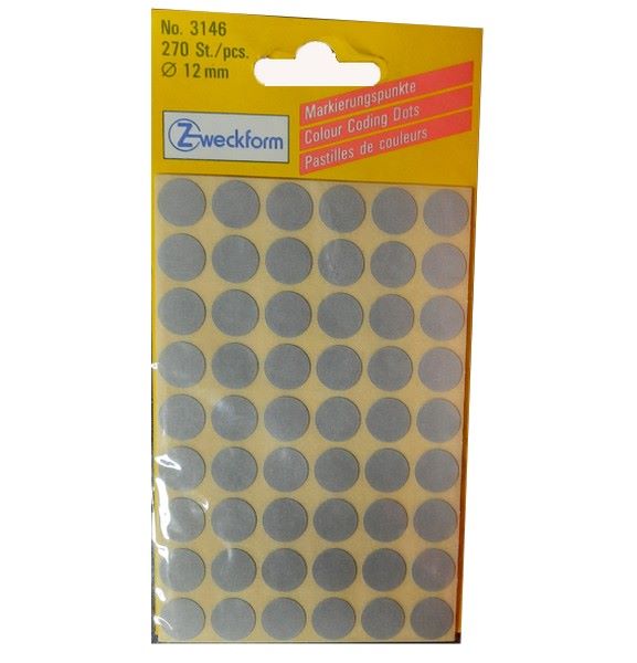 Zweckform 3146 270 kantooretiket grijs
