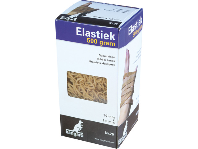 Kangaro elastiek 500 gr. nr.20 90x1.5mm