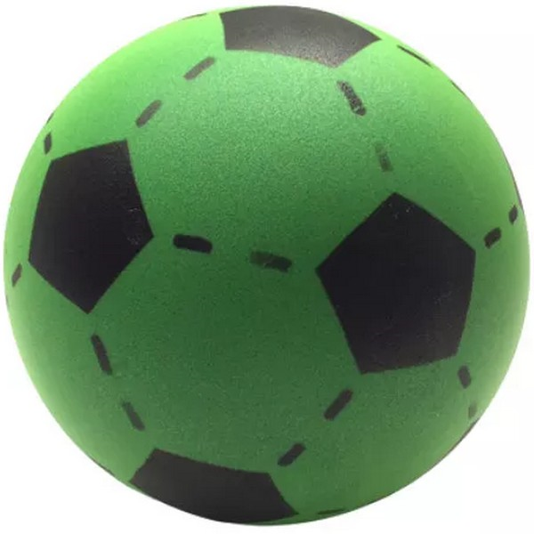 Foam voetbal groen 20 cm.