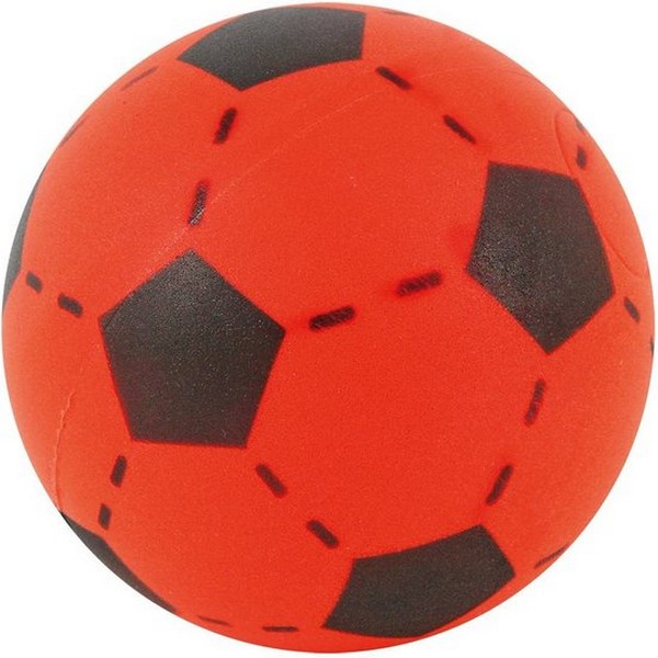 Foam voetbal rood 20 cm.