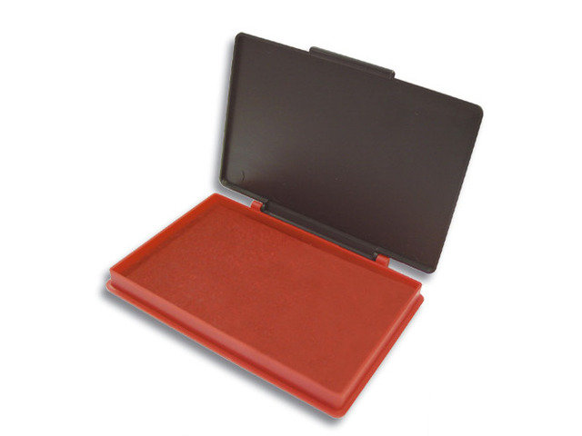 Stempelkussen 7x11cm Kores Rood