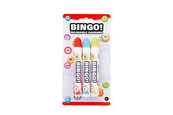 3 Bingo dabbers op kaart 360605