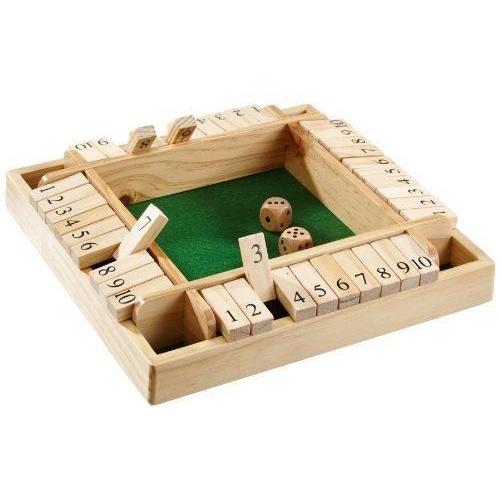 Shut the box spel Rubberwood 300407