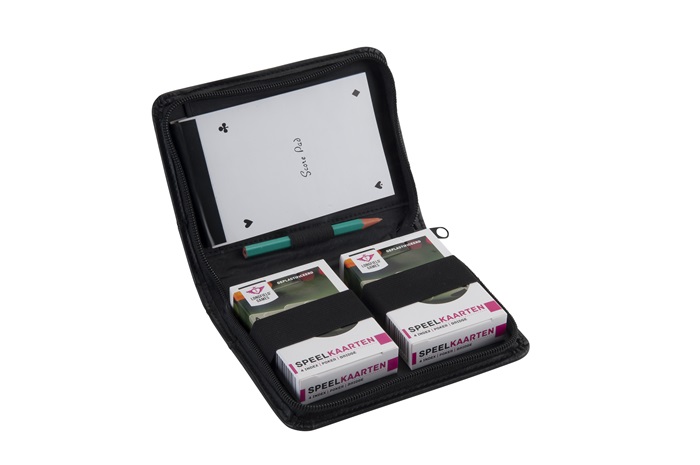Speelkaarten in etui luxe 390120