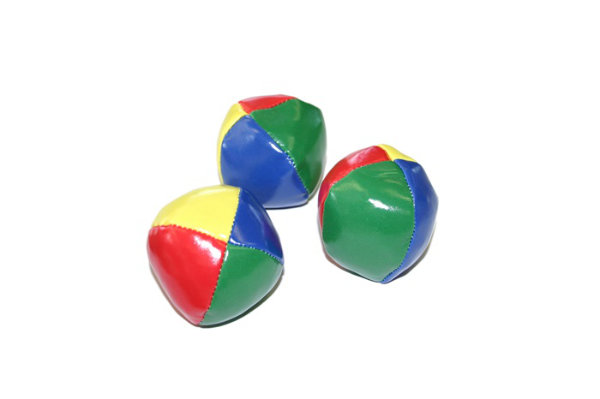 3 jongleerballen 5,5cm in koker 756001
