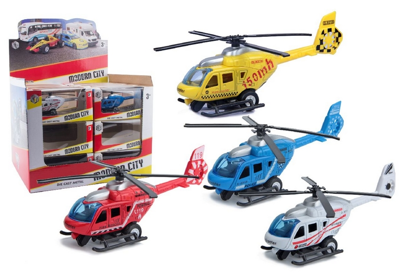 Helicopter die cast 3 ass. 3030