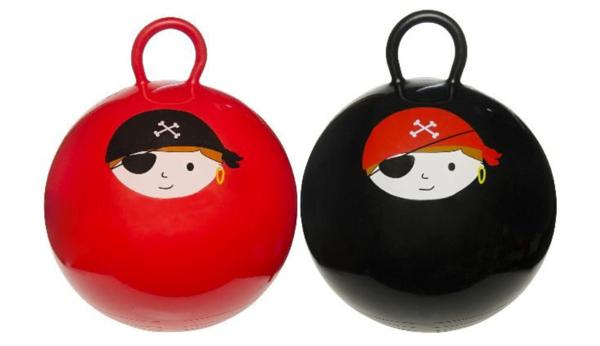 Skippybal 45cm Piraat in zak 2 ass. 4745