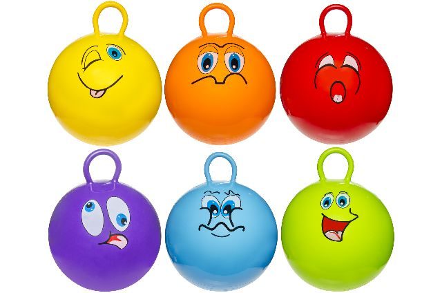 Skippybal 45cm ass. in zak 4743