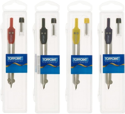 Passerdoos 2 dlg. metaal gekleurd 42120