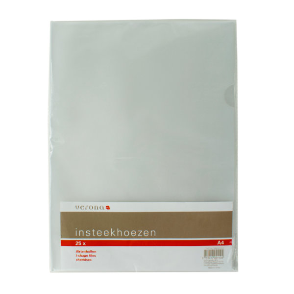 25 Plastic L mappen in verp.Verona 2110