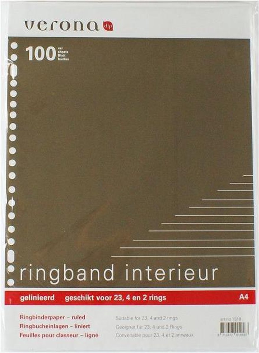 23 r. interieur 100 vel gelinieerd 1918