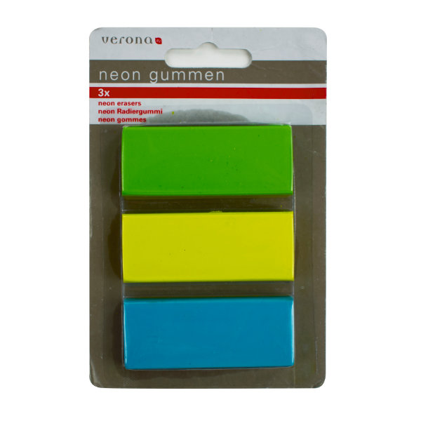 3 Neon gum op kaart Verona 1956