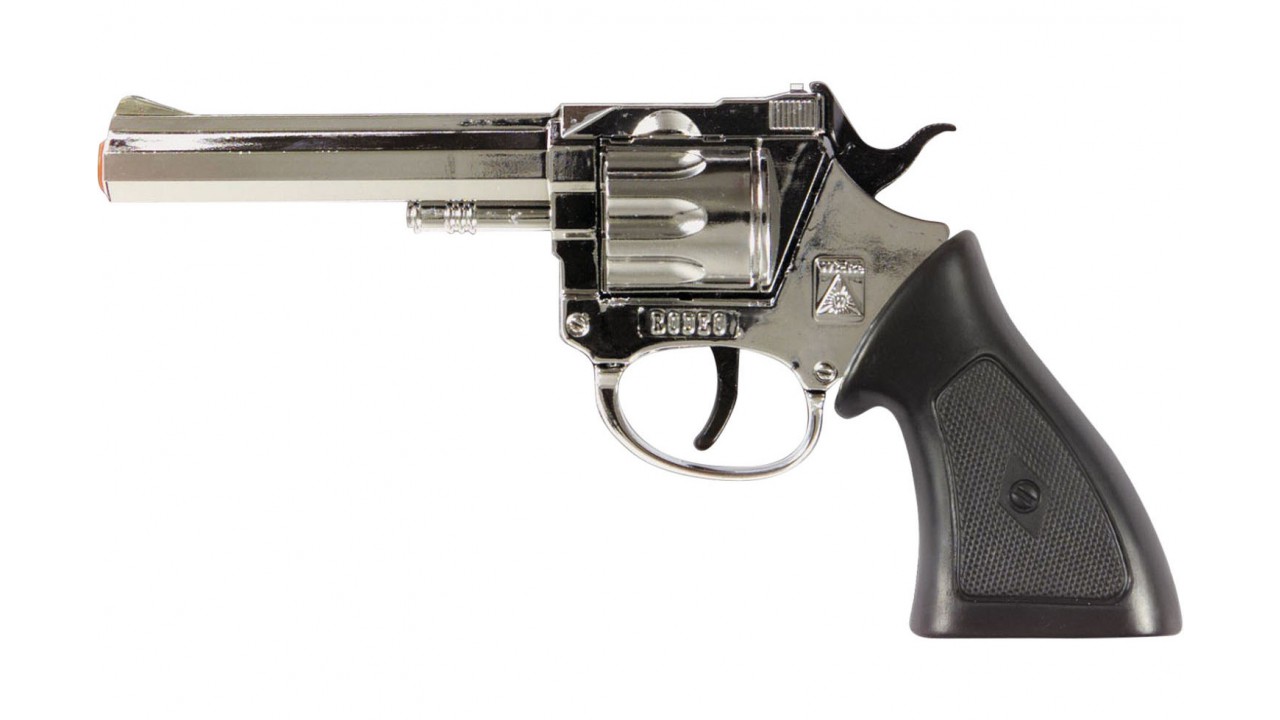 100-Schots Pistool Rodeo chrome 0423-09