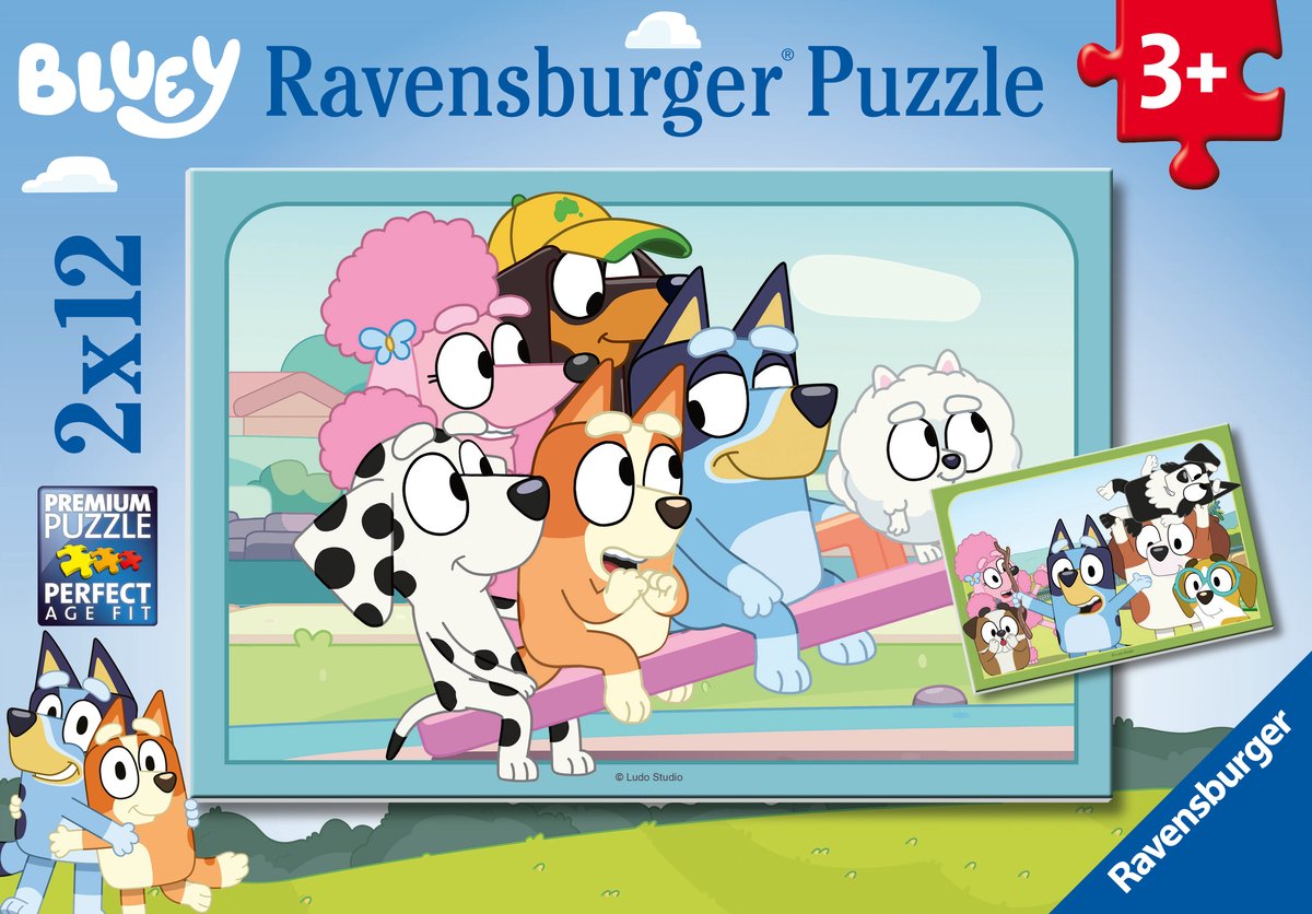 Ravensburger puzzel 2x12 st. 056934