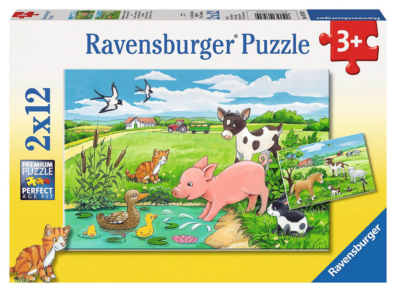 Ravensburger puzzel 2x12 stukjes 075829