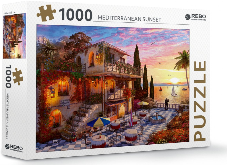 Rebo puzzel 1000 st. Med. Sunset