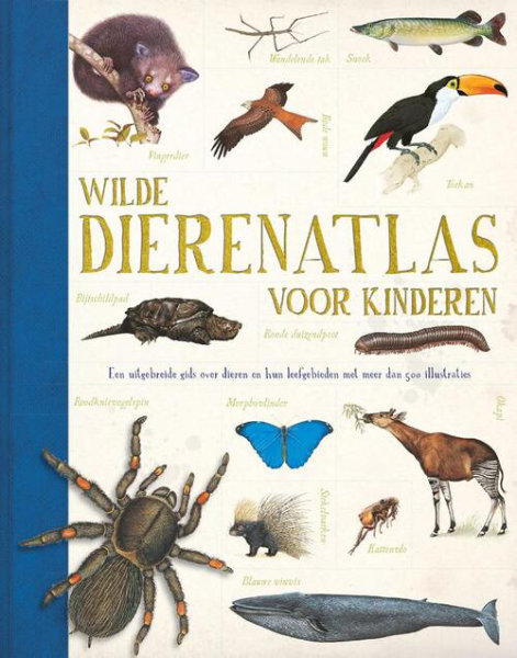 Rebo boek wilde dierenatlas voor k.