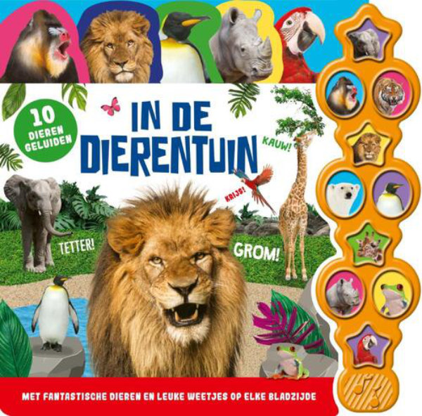Rebo In de dierentuin 10 geluidenboek
