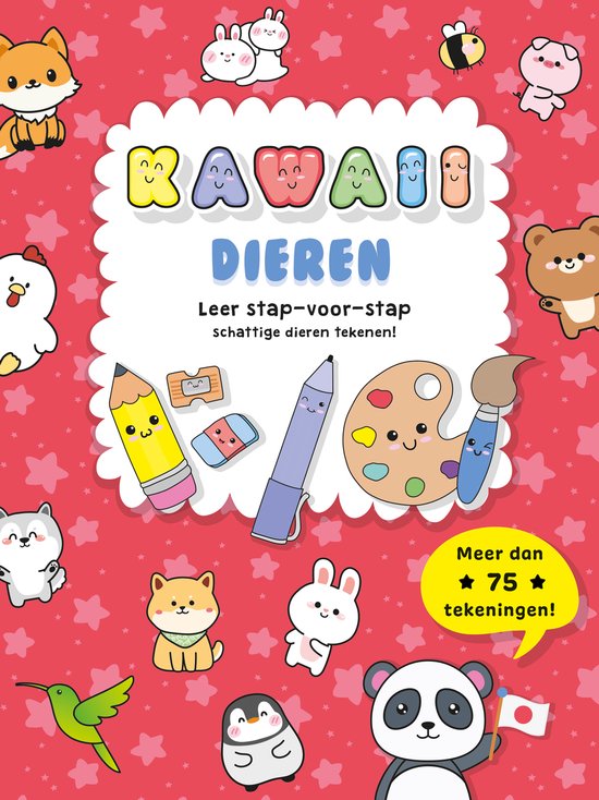 Rebo boek Kawaii dieren tekenen