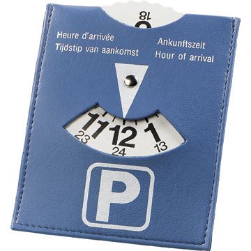 Parkeerschijf imitatieleer
