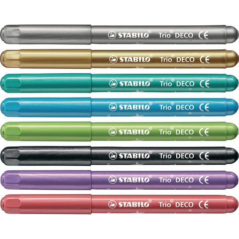 Stabilo 8 trio deco in etui 377/8