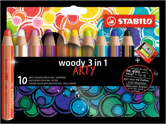10 Stabilo ARTY woody 880/10-1-20