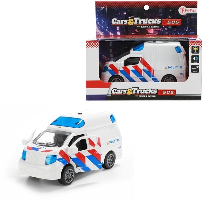Cars trucks politiebusje 23742A