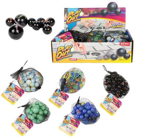 12 zakjes knikkers Armedo 42489Z