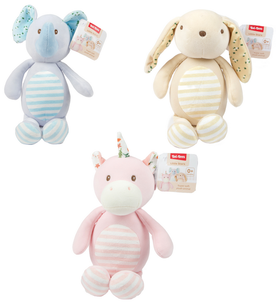 Baby pluchen knuffeldier soft 3as.72726Z