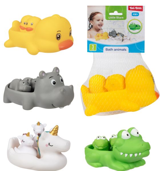 Baby bad dieren set a 3 st. 4 ass 71528Z