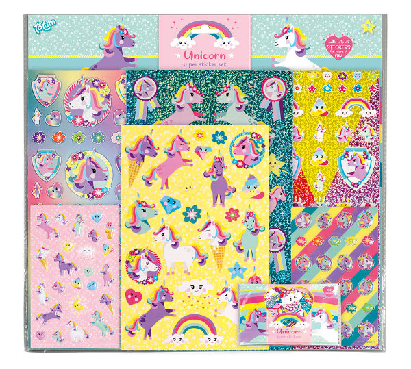 Unicorn super stickerset 071766