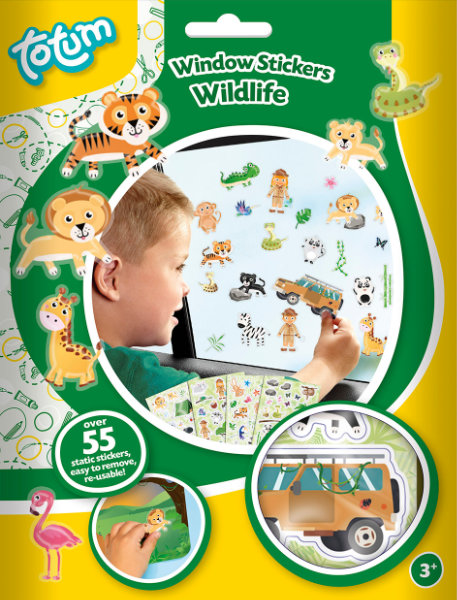Totum raamstickers wildlife 025738