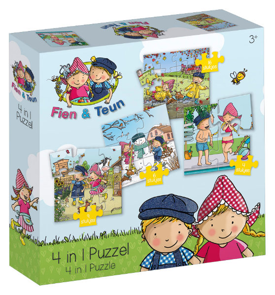 Fien en Teun 4 in 1 puzzels 19201