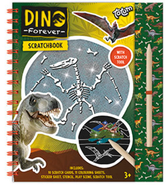 Dino scratch boek 075016