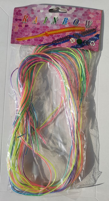 15 Regenboog knooptouwtjes
