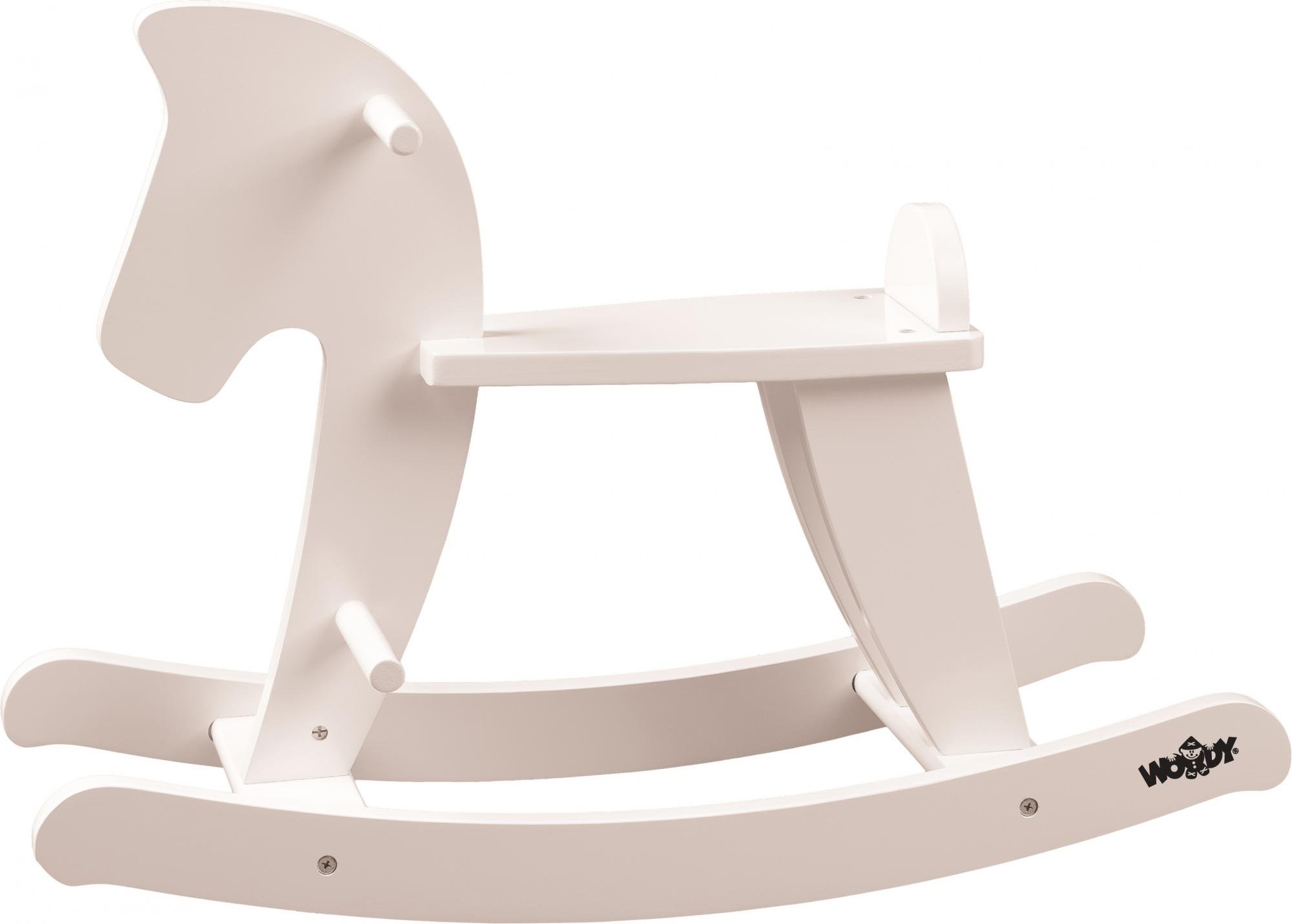 Woody hobbelpaard wit 91835