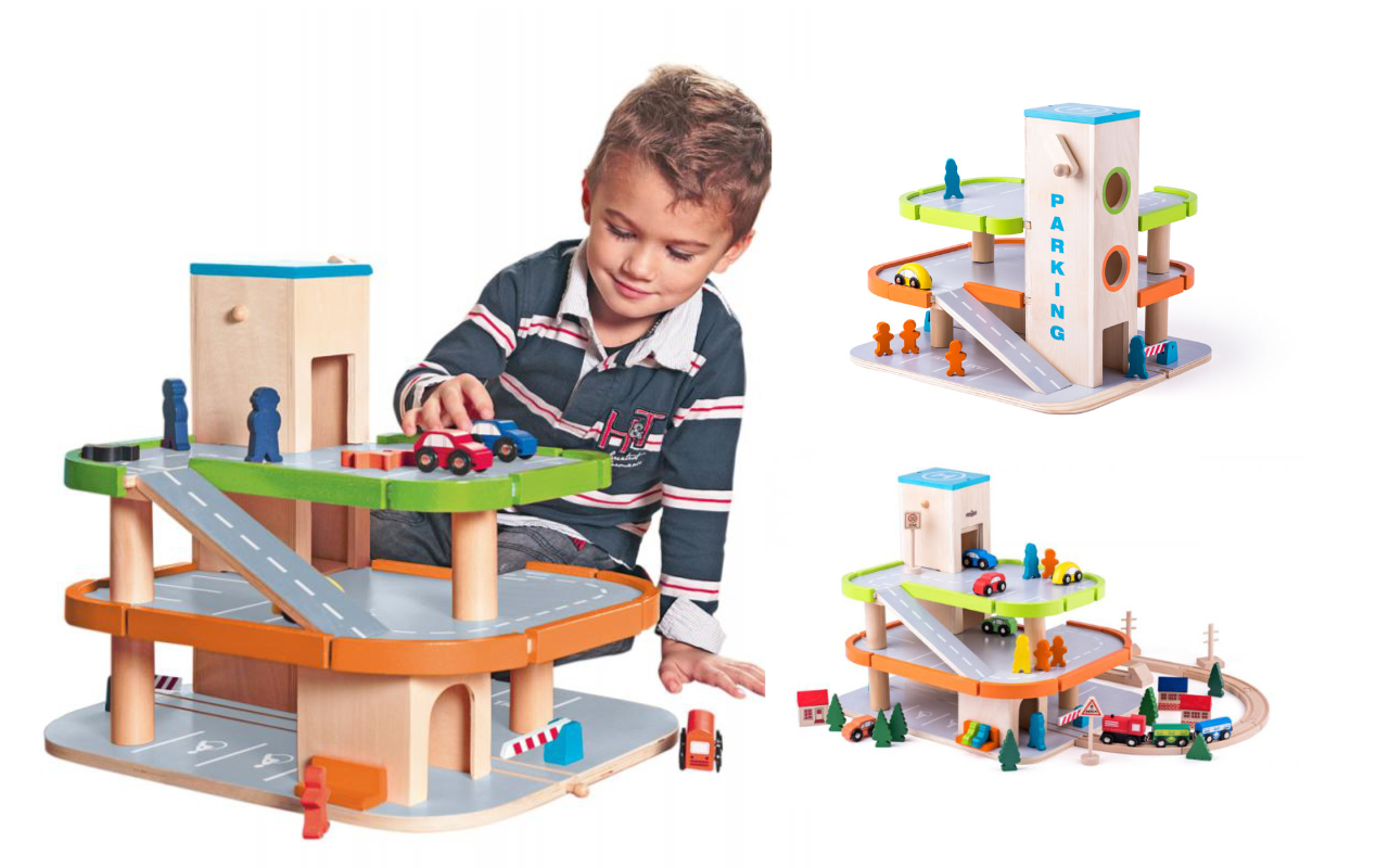 Woody houten garage met lift 90083