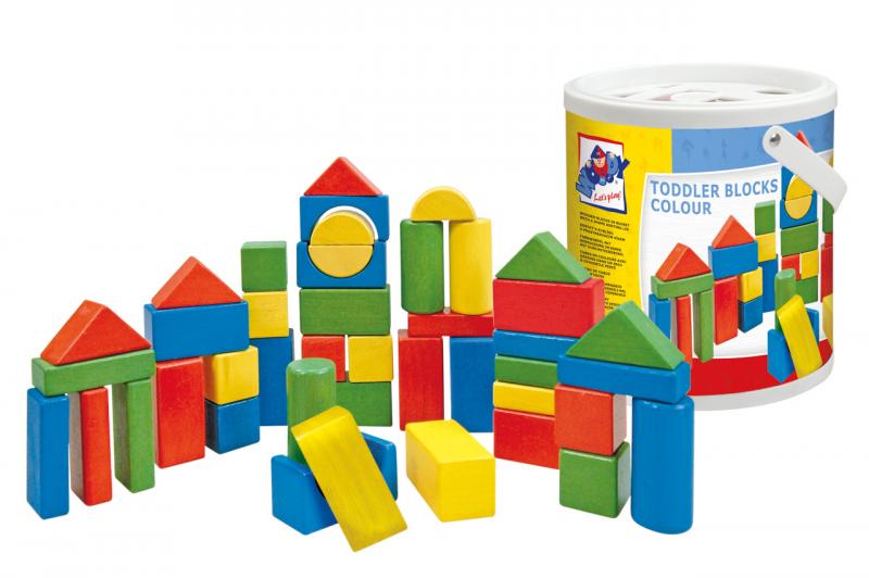 Woody 50 gekleurde blokken 90911