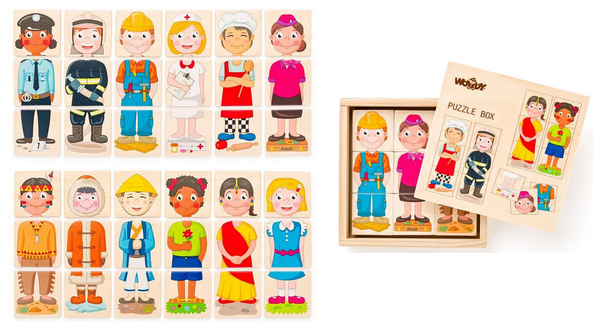 Woody puzzel mens en beroepen 90329