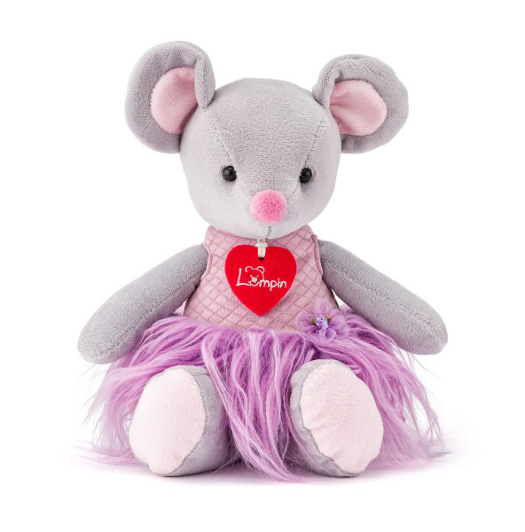 Lumpin muis Akiko grijs 30 cm. 94198